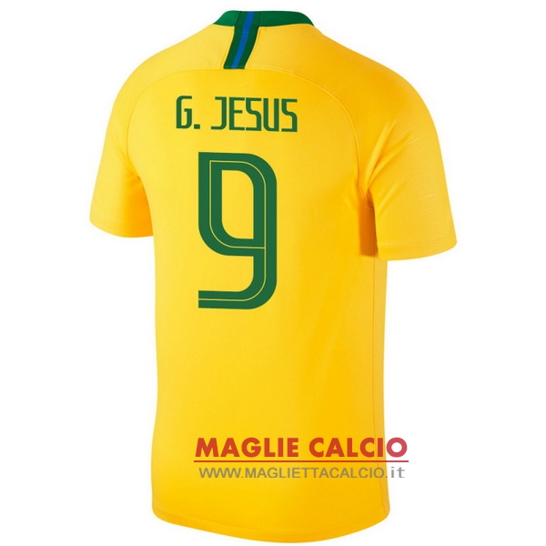 maglietta brasile 2018 g.jesus 9 prima
